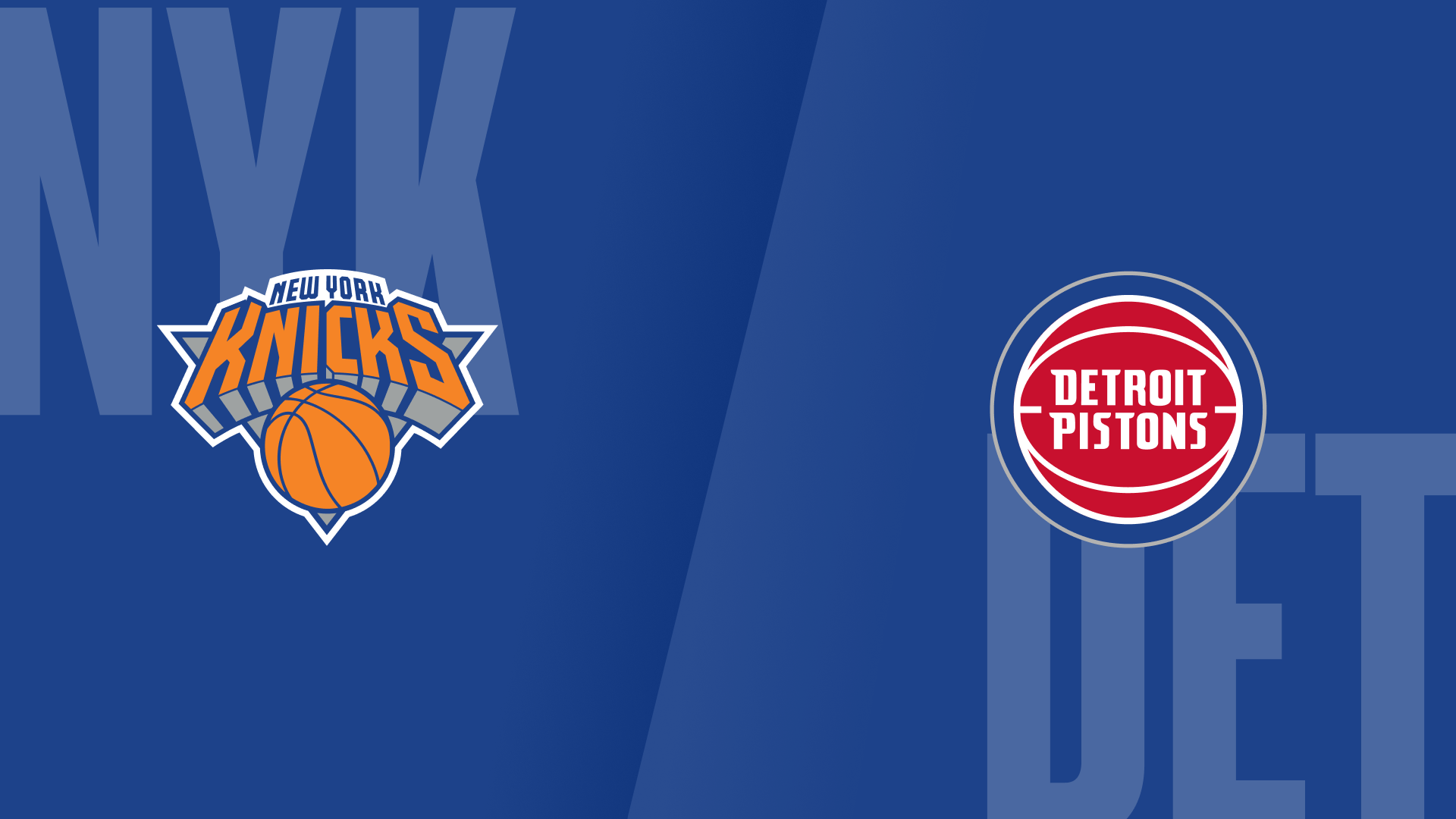 Knicks @ Pistons