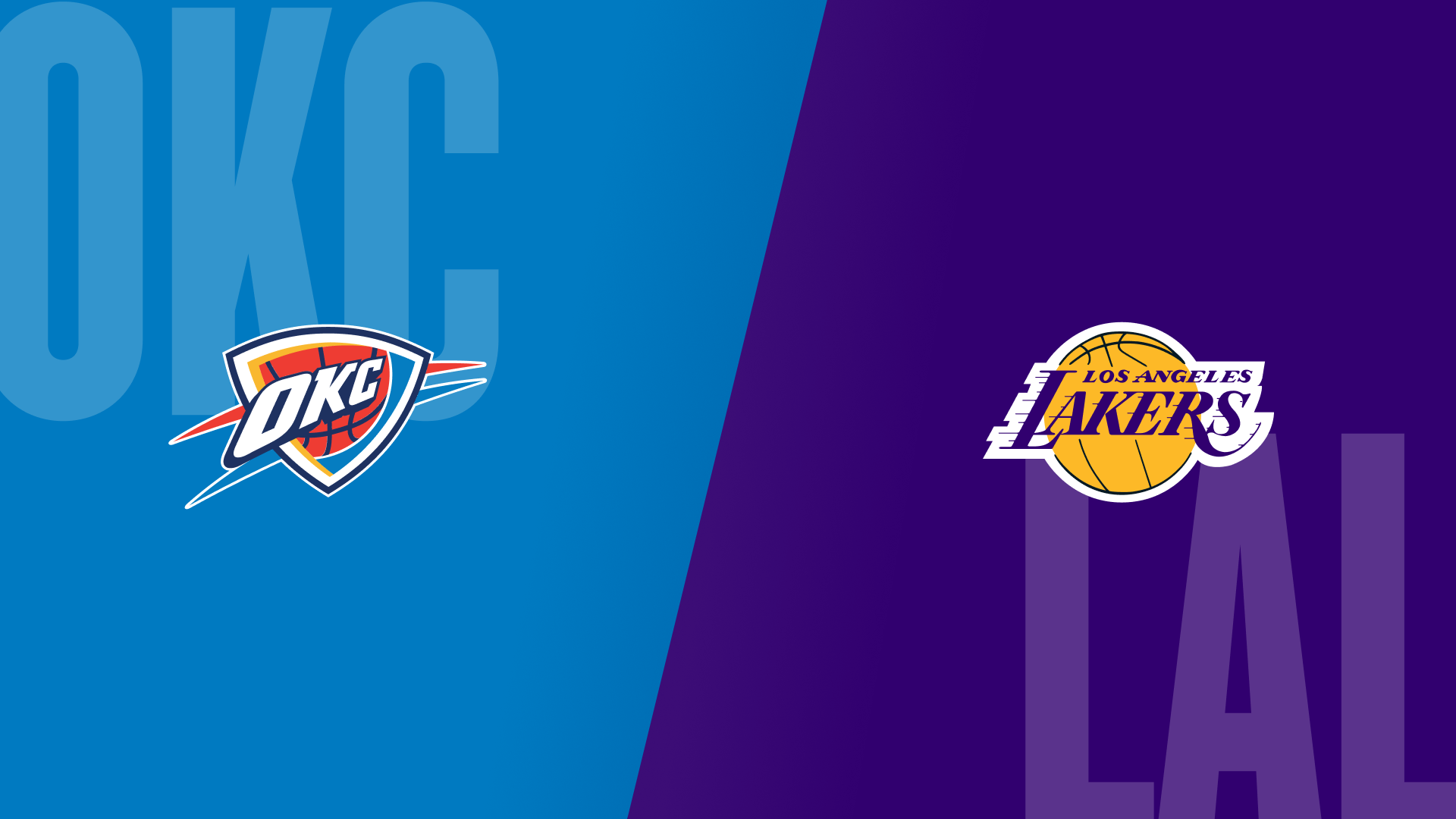 Thunder @ Lakers