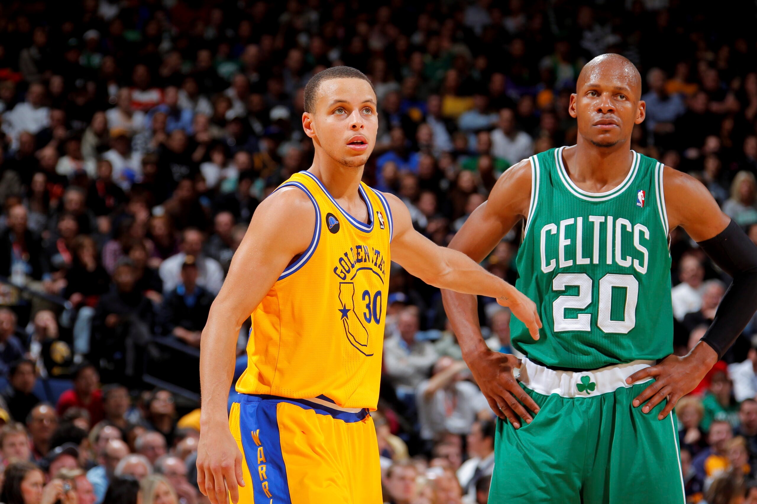 Steph Curry and Ray Allen