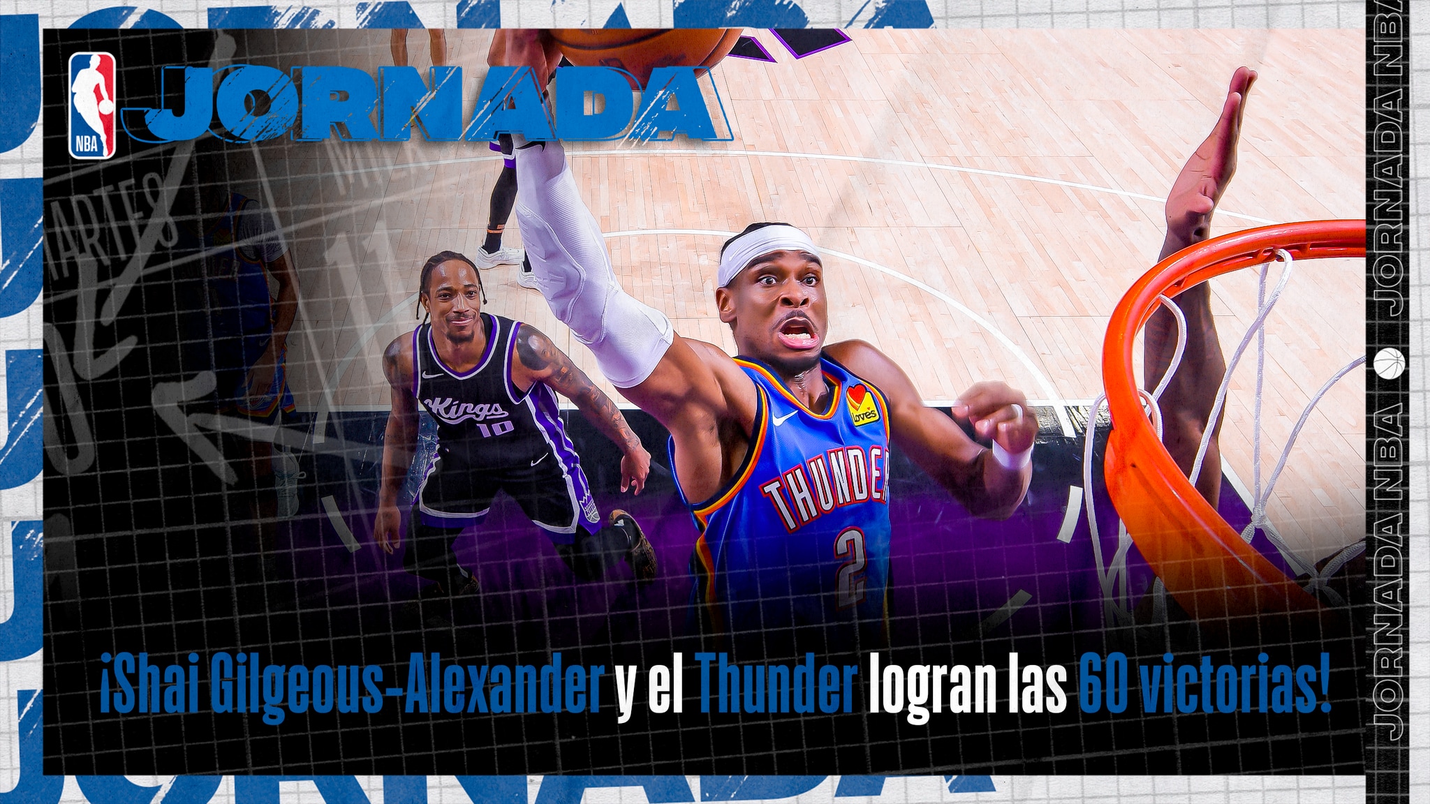 Gilgeous-Alexander y el Thunder Alcanzan las 60 victorias!