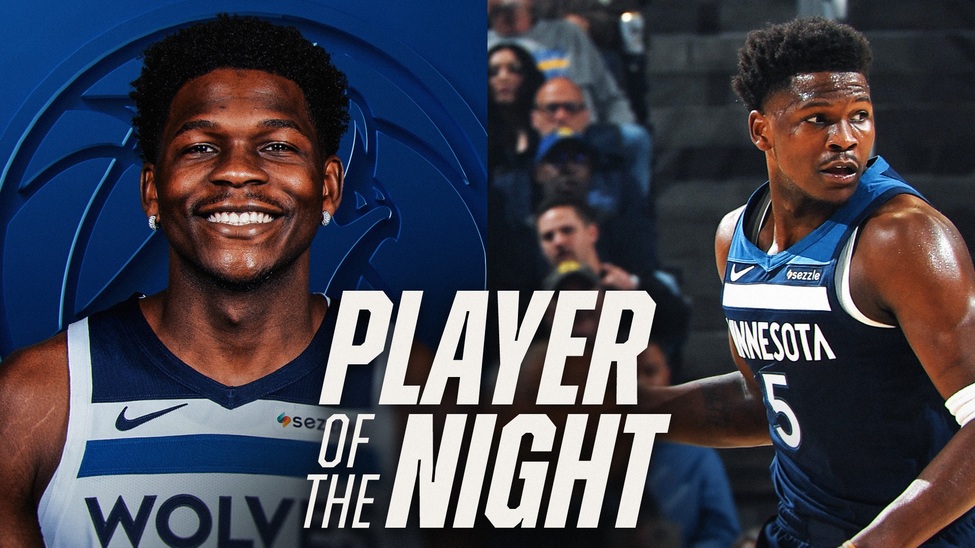 Player of the Night - Anthony Edwards - Mar. 13